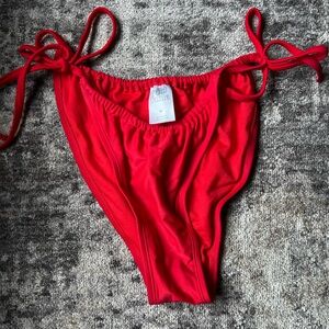 Wild Fable Vibrant Red Bikini Top